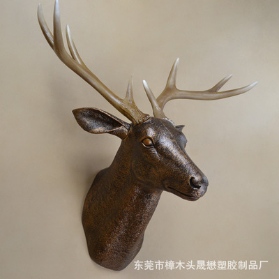 欧式家居工艺品的魅力 创意壁挂壁饰与鹿头装饰